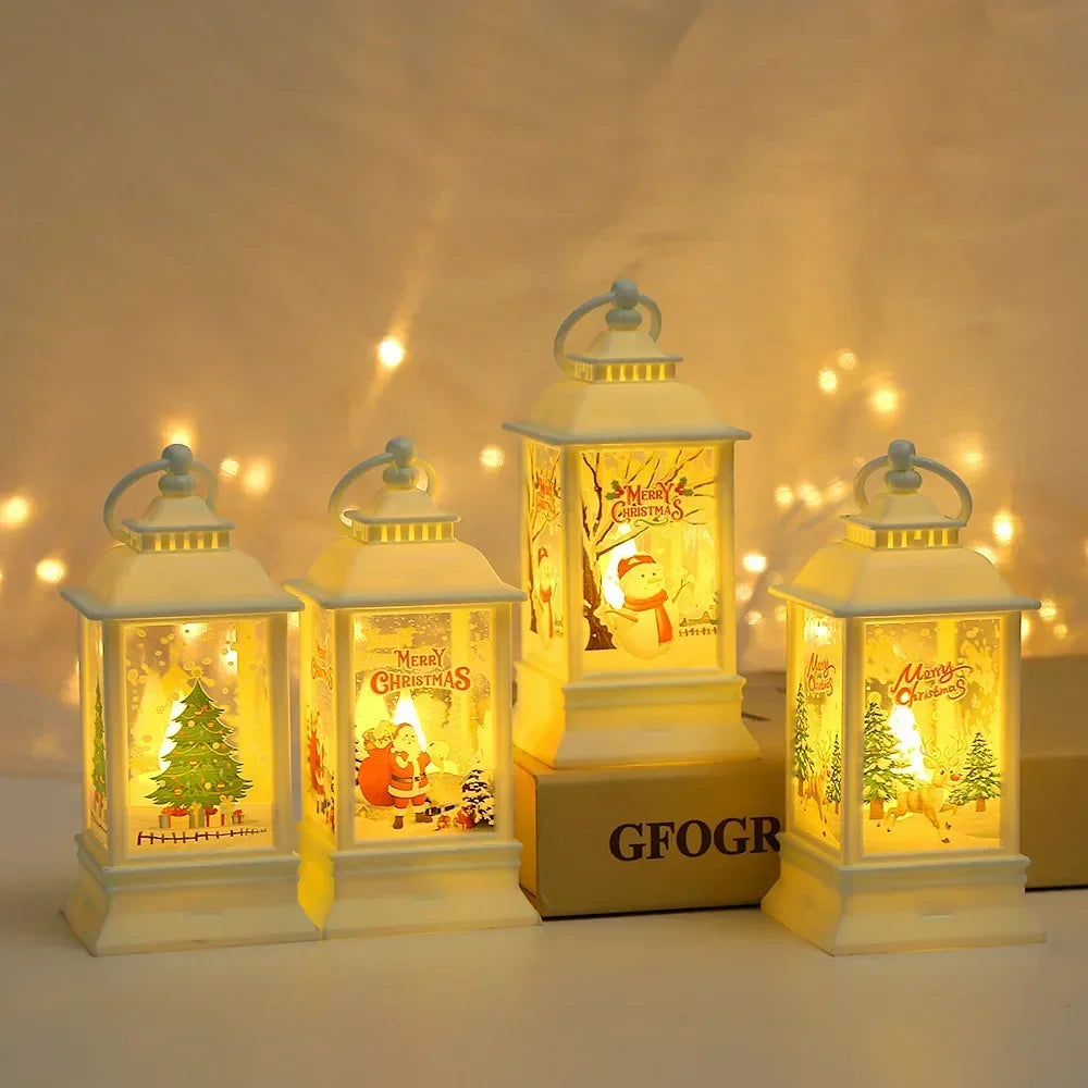 Christmas LED Lantern Light Home Christmas Tree Ornaments