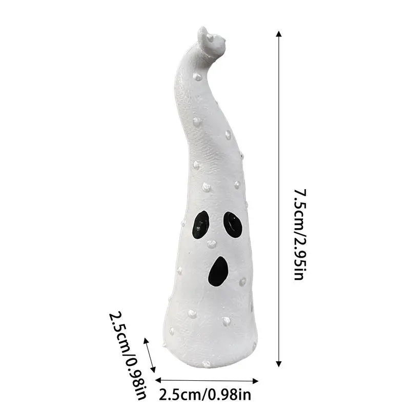 Halloween White Ghost Yard Signs Spooky Stake Decorations
