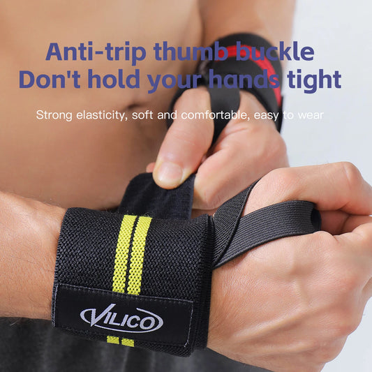 1 PC Wristband Wrist Support Brace Straps Extra Strength Weight Lifting