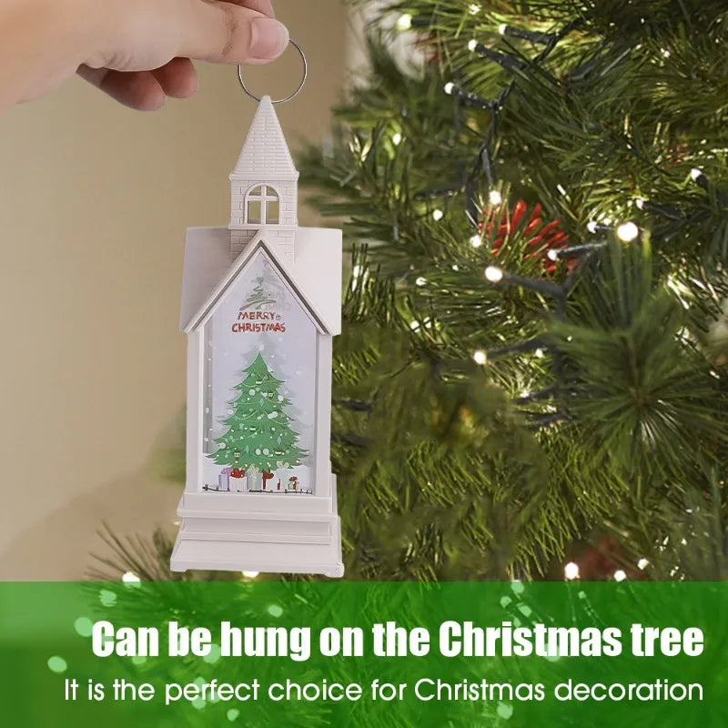 Christmas LED Lantern Light Home Christmas Tree Ornaments
