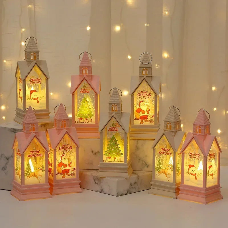 Christmas LED Lantern Light Home Christmas Tree Ornaments