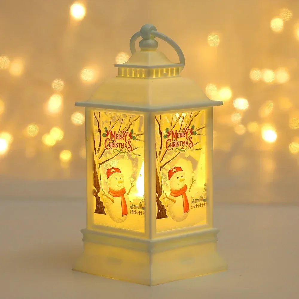 Christmas LED Lantern Light Home Christmas Tree Ornaments