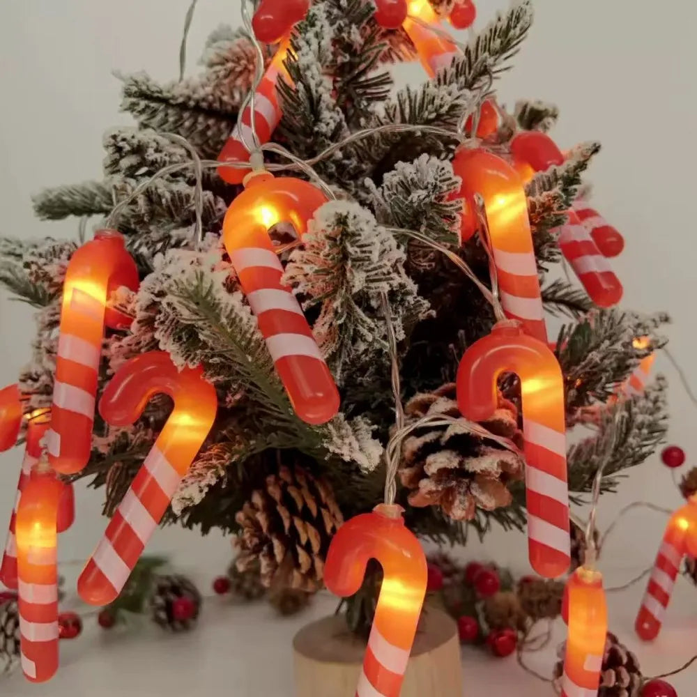1PC 1.5M/3M Christmas battery box small cane light