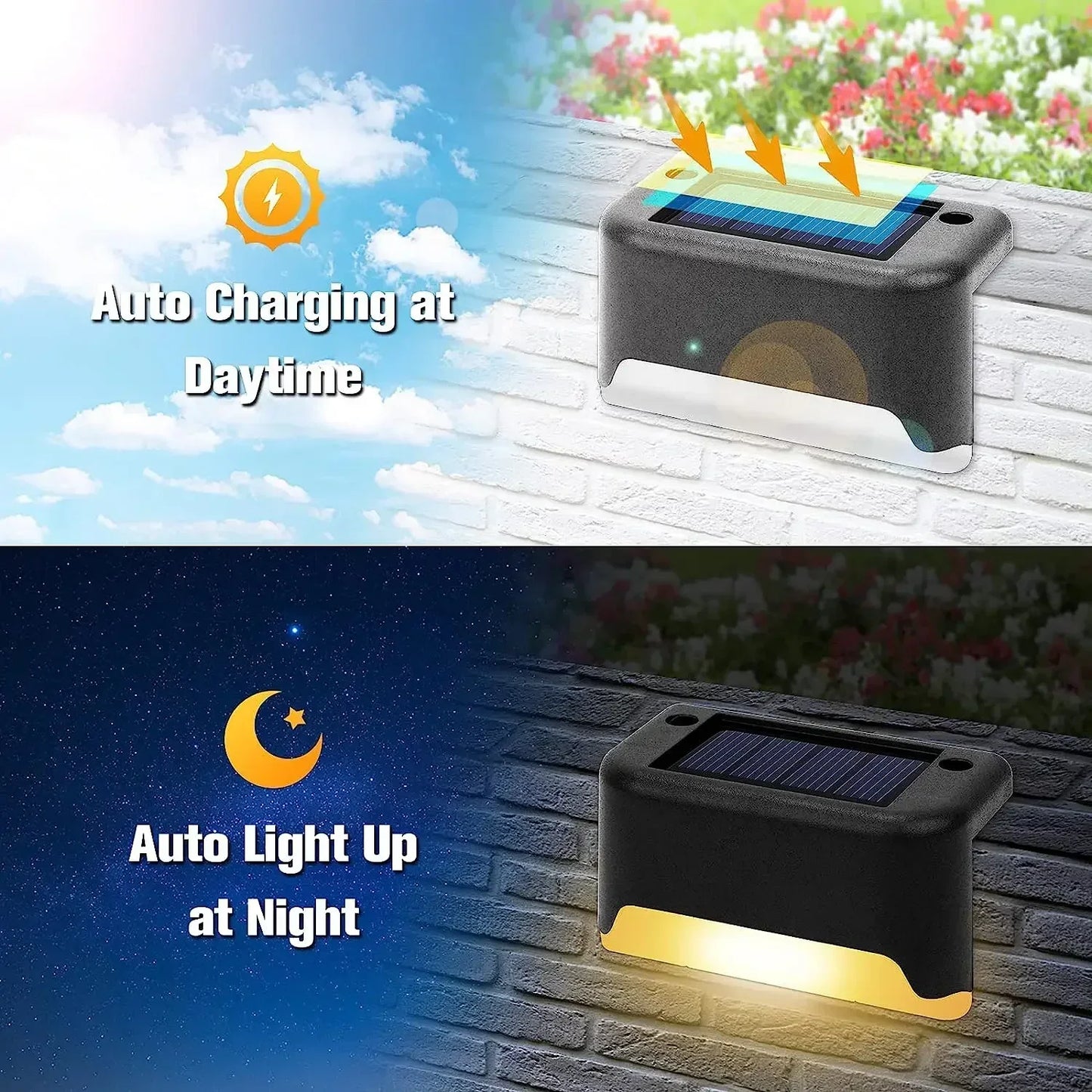 16-Pack Outdoor Solar Deck Lamp For Outdoor S