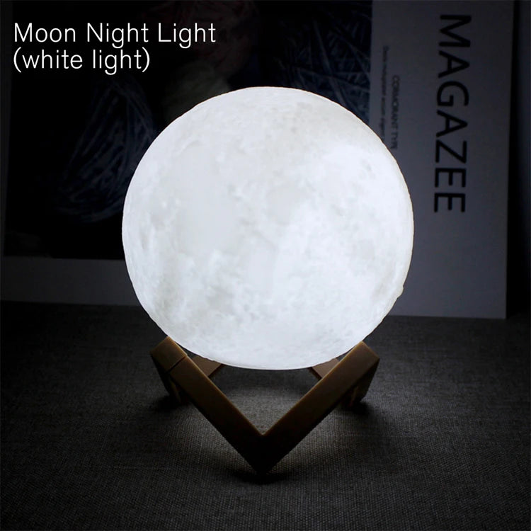 Book Light LED Moon Light Galaxy Light, Moon Night Light,