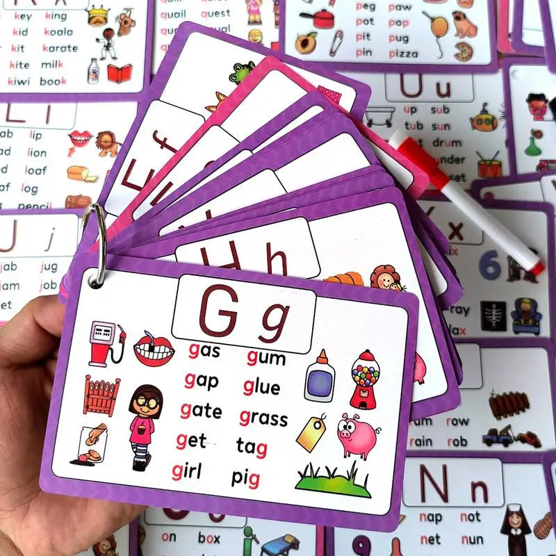 Early Learning Flash Cards Letter Recognition Cards Developmental Early