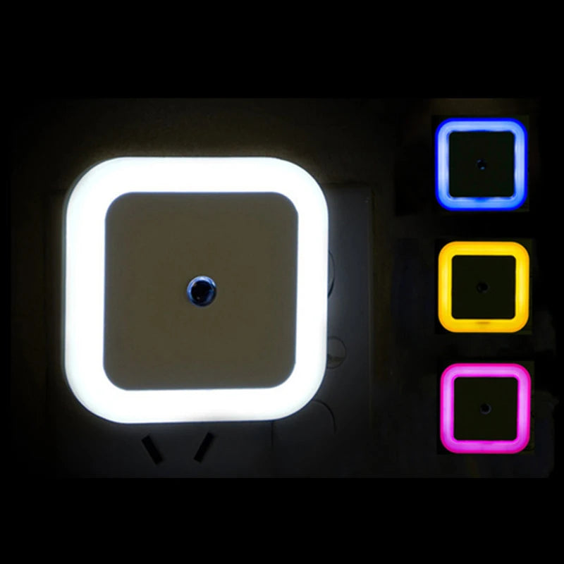 Wireless LED Night Light Sensor Lighting Mini EU/US Plug Night Lights