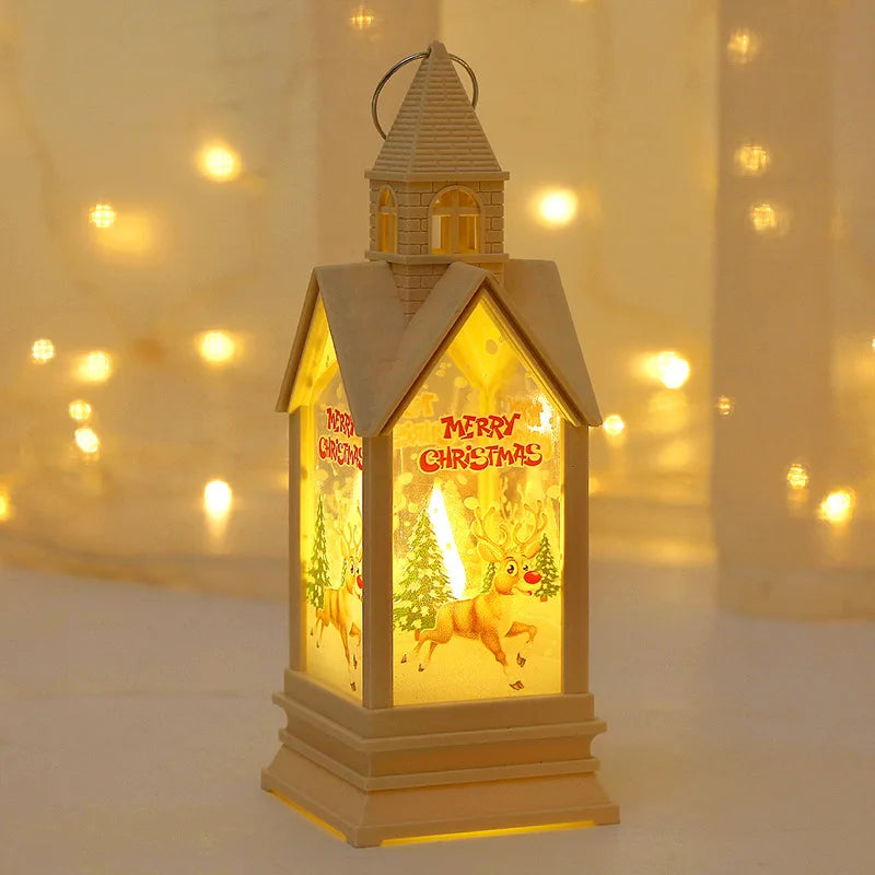 Christmas LED Lantern Light Home Christmas Tree Ornaments