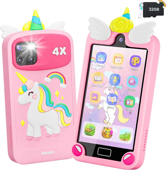 Kids Smart Phone for Girls with 4.0" Large Touchscreen,
