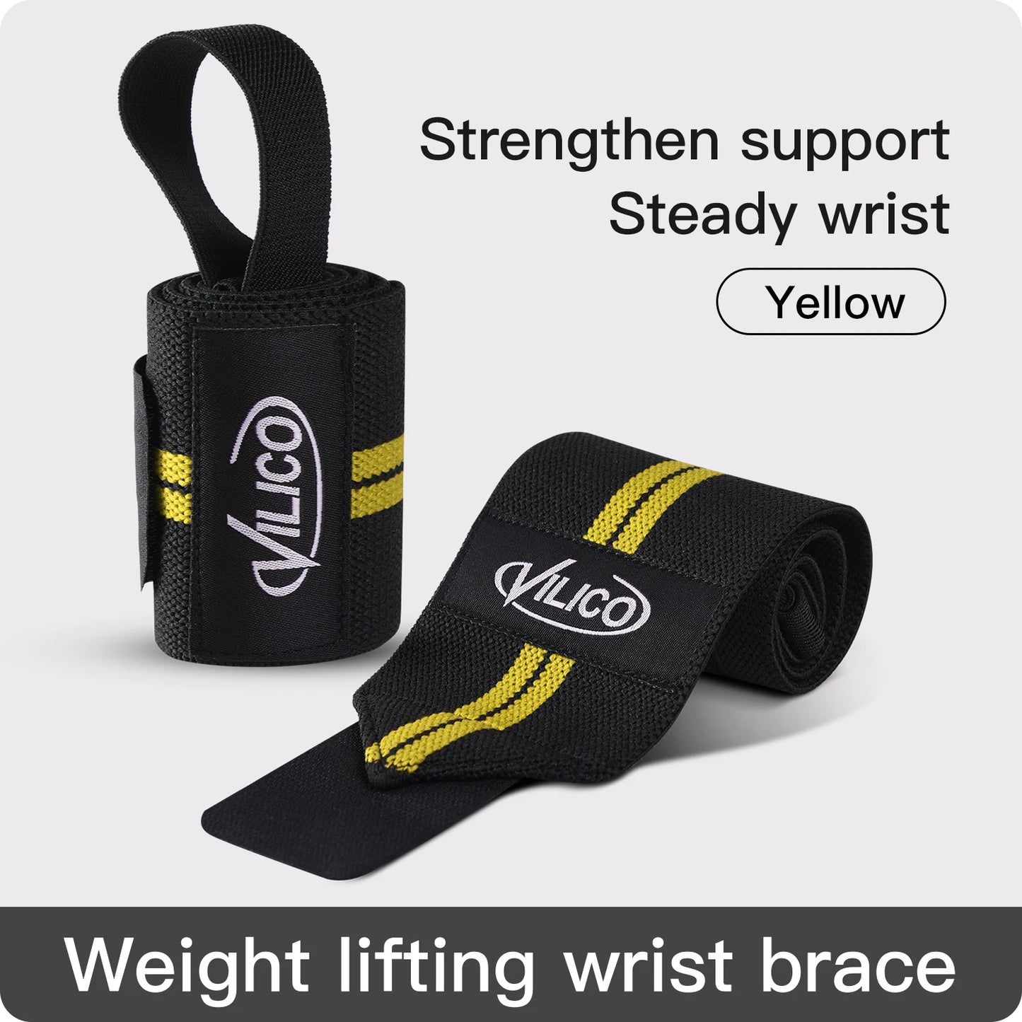 1 PC Wristband Wrist Support Brace Straps Extra Strength Weight Lifting