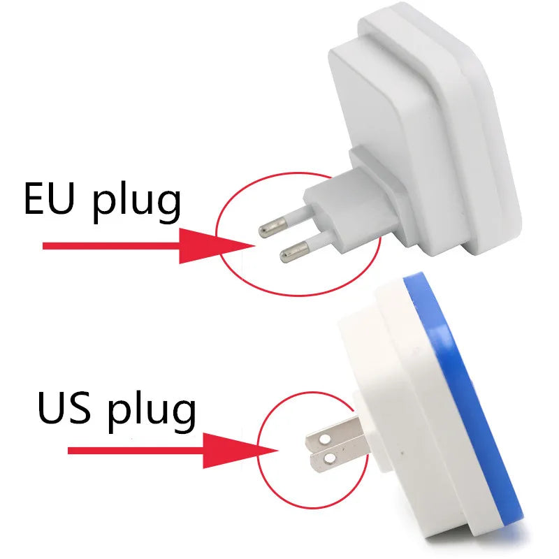 Wireless LED Night Light Sensor Lighting Mini EU/US Plug Night Lights