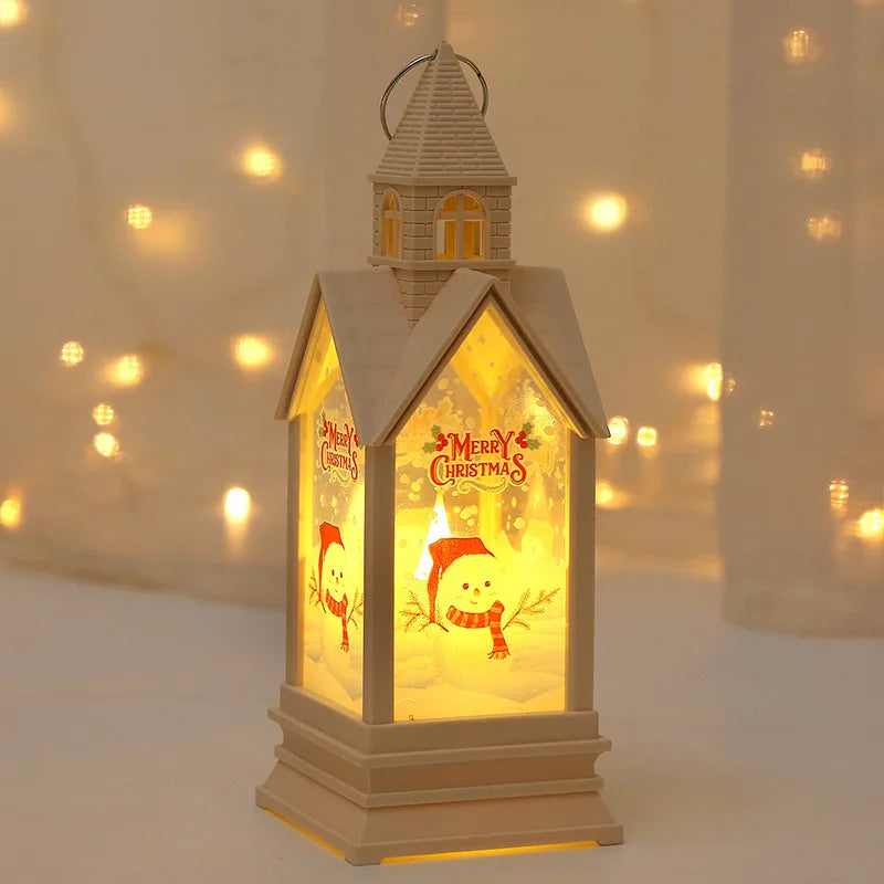 Christmas LED Lantern Light Home Christmas Tree Ornaments