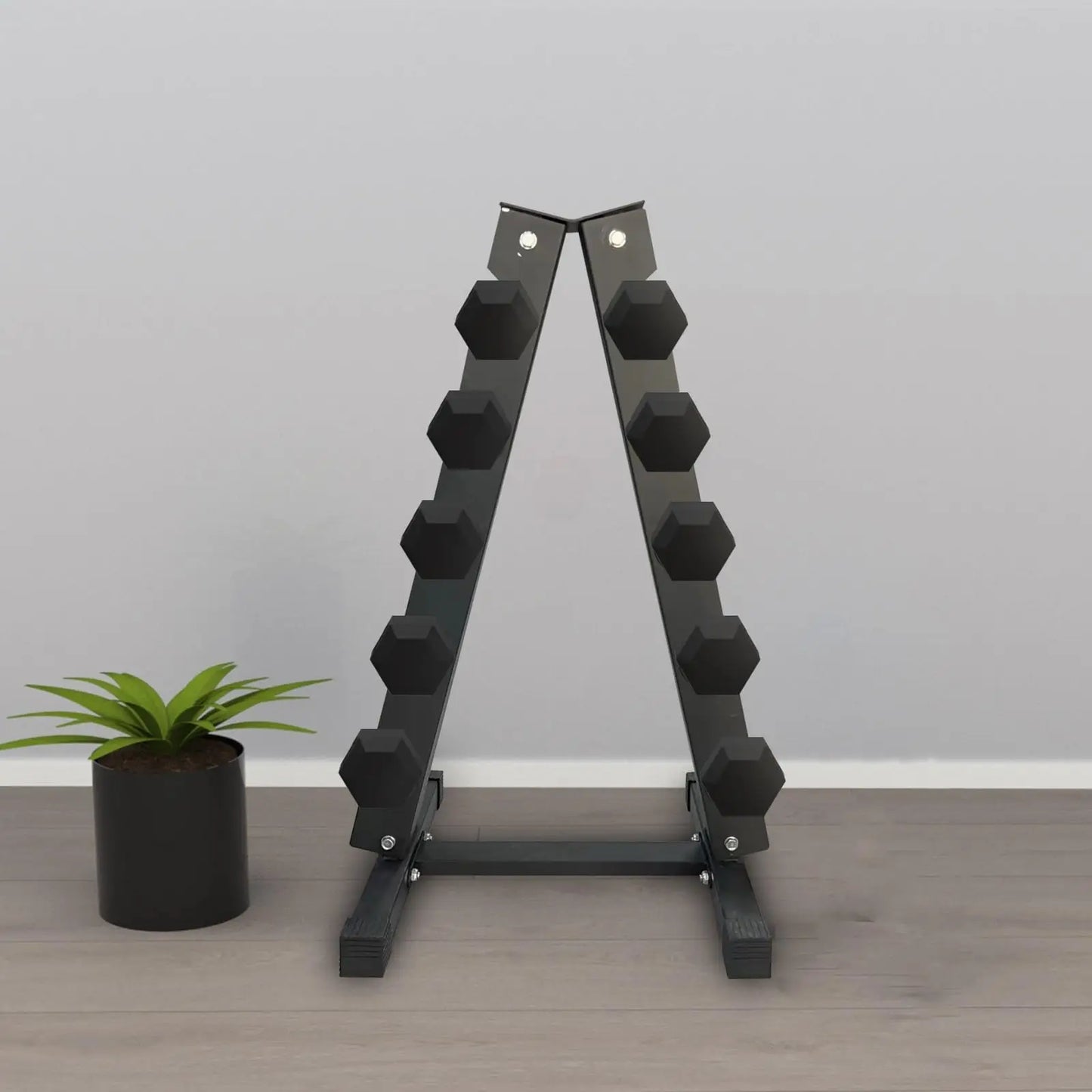 Dumbbell Rack Stand Only, Steel A-Frame Dumbbell Weight Rack for Home Gym