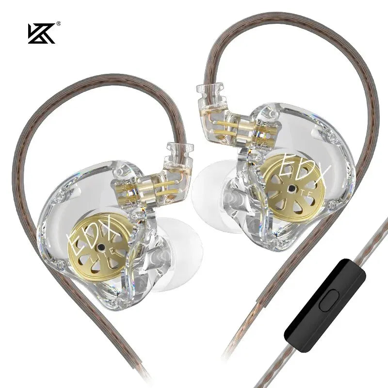 KZ EDX Lite HIFI Bass Earphones Stereo Music Earbuds In Ear