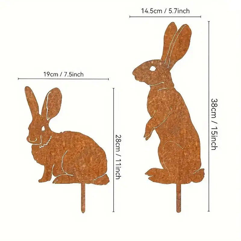 Bunny Yard Stakes Yard Signs Easter Bunny