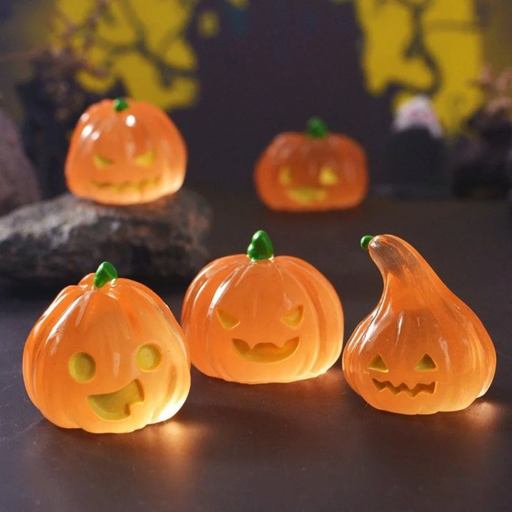 Halloween ghost luminous pumpkin lantern desktop ornaments
