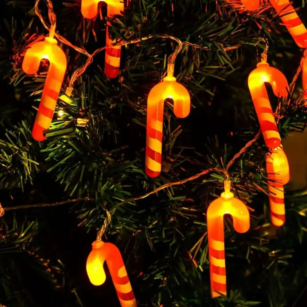 1PC 1.5M/3M Christmas battery box small cane light