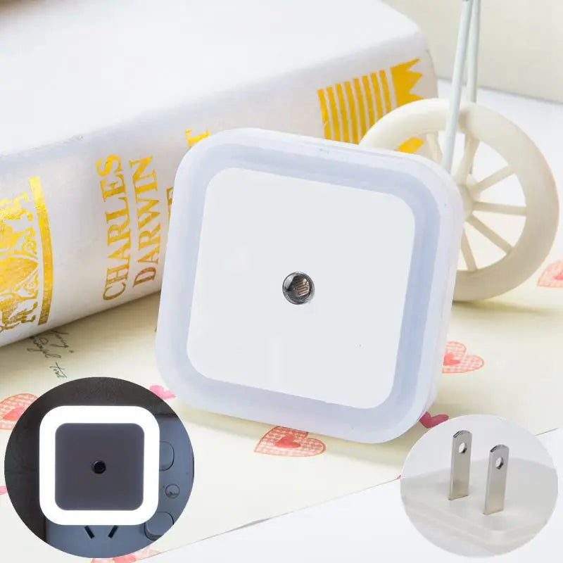 Wireless LED Night Light Sensor Lighting Mini EU/US Plug Night Lights