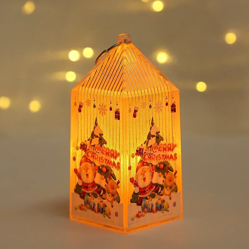 Christmas LED Lantern Light Home Christmas Tree Ornaments