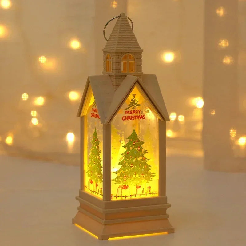 Christmas LED Lantern Light Home Christmas Tree Ornaments