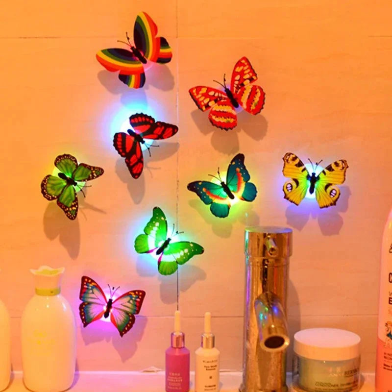 Ranpo Hot Butterfly Night Light Creative Funny Colorful Glowing Butterfly