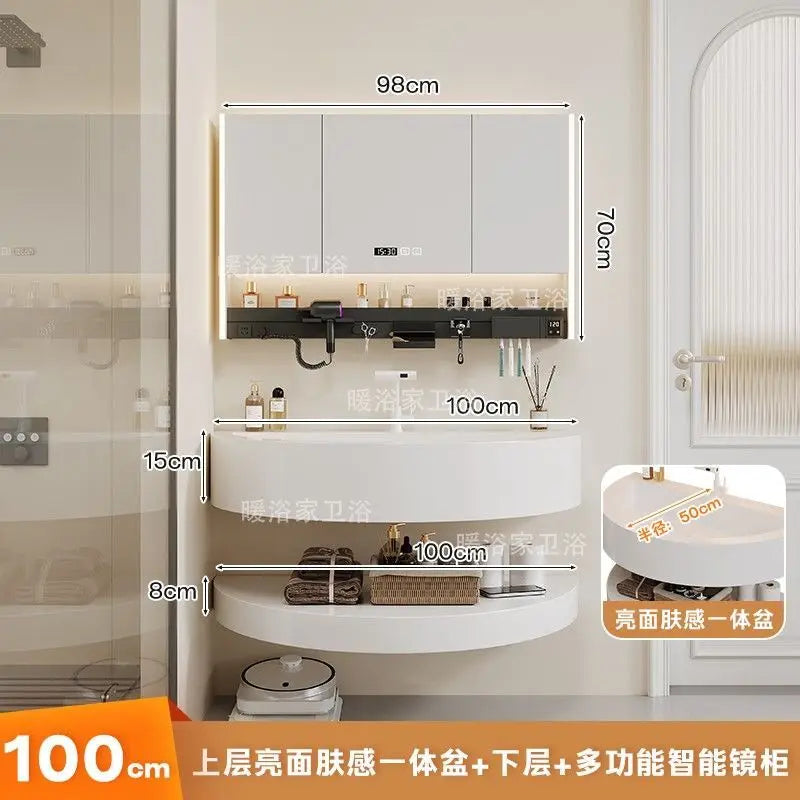 Wash Organizer Bathroom Cabinet Designs Shelf Modern Wall Bathroom