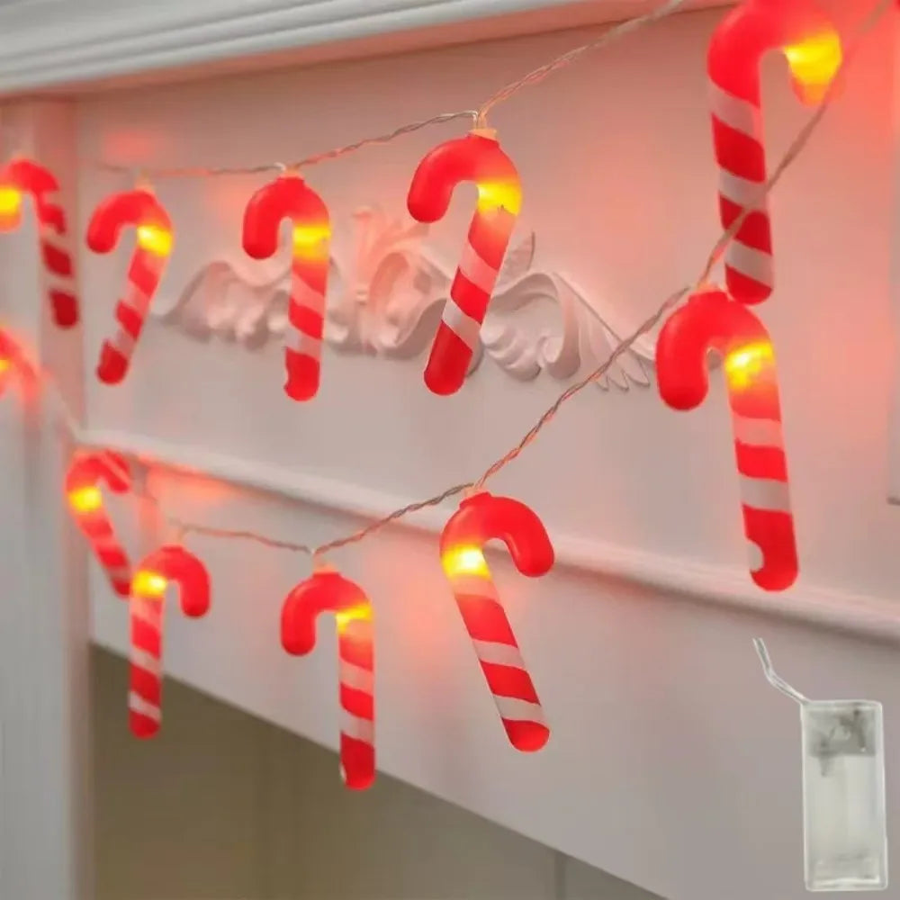1PC 1.5M/3M Christmas battery box small cane light