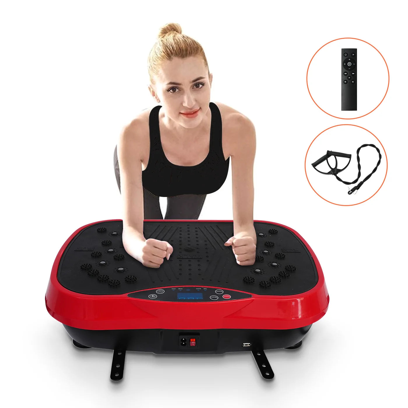 Vibration Plate Exercise Machine with Portable Fitness Equipment