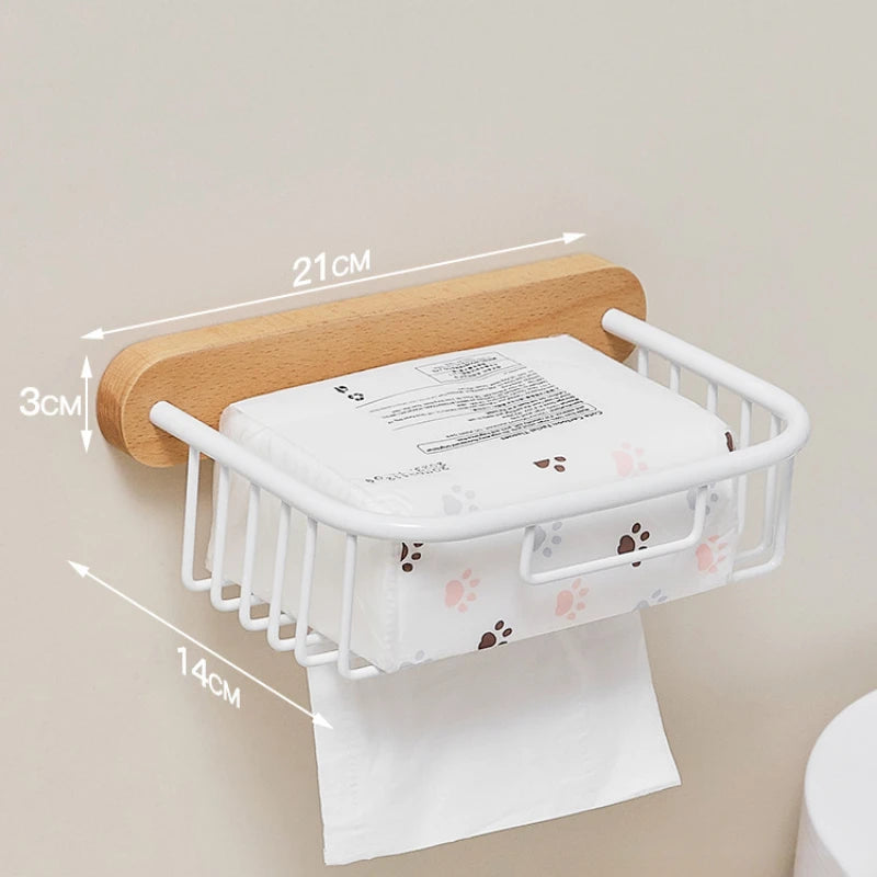 Bathroom towel bar no punching toilet storage shelf bathroom organizer