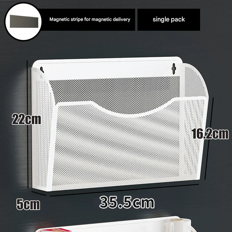 Magnetic Perforation-free Storage Shelf,