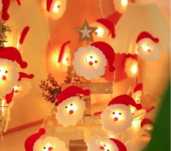 Christmas LED Snowman String Lights