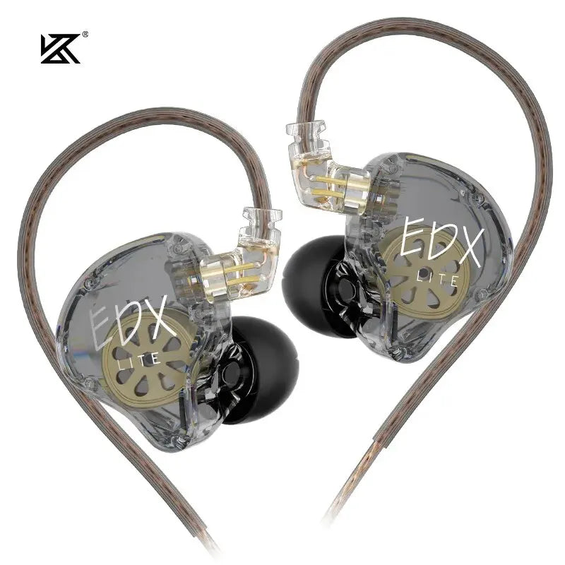 KZ EDX Lite HIFI Bass Earphones Stereo Music Earbuds In Ear