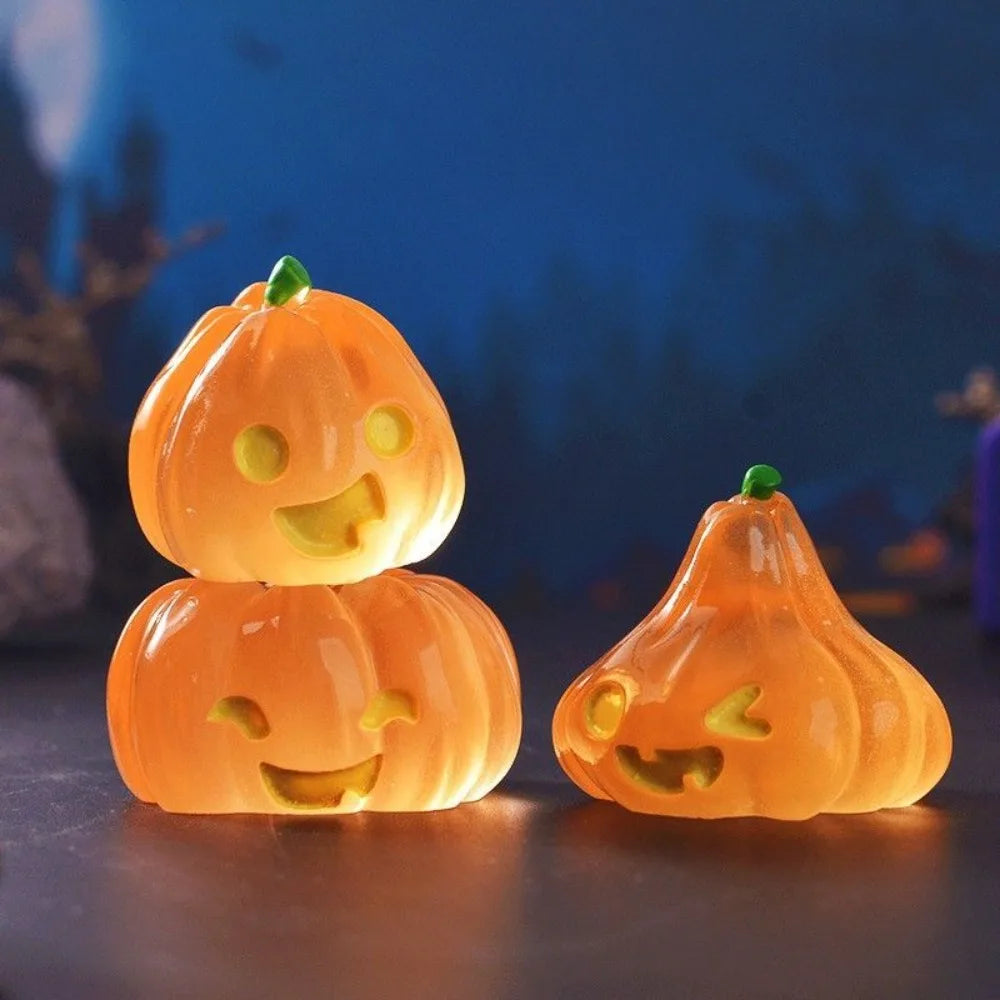 Halloween ghost luminous pumpkin lantern desktop ornaments