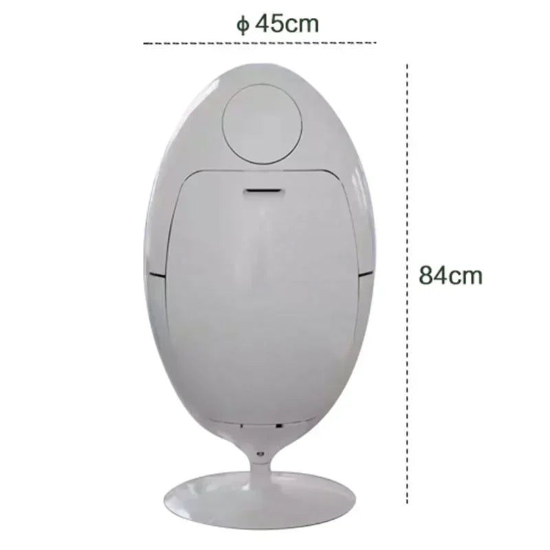 Dinosaur Egg Design Trash Can Large Capacity Room Garbage Collector