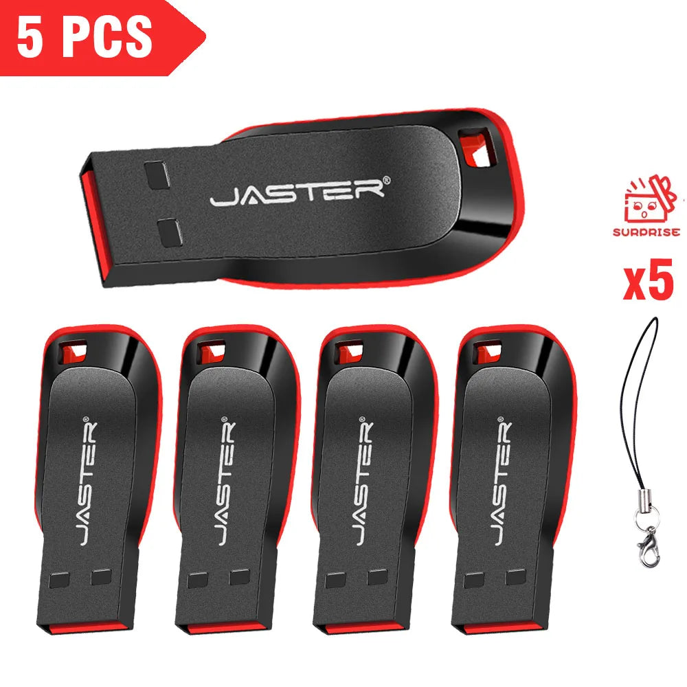 5PCS Original Pendrive USB2.0 Flash Dirve 16GB 32GB 64GB 128GB Usb Memories Flash