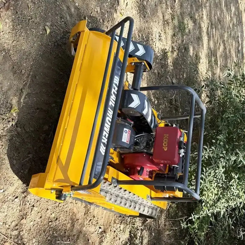 Customized 25hp Remote Control Flail Lawn Mower 100cm Cylinder
