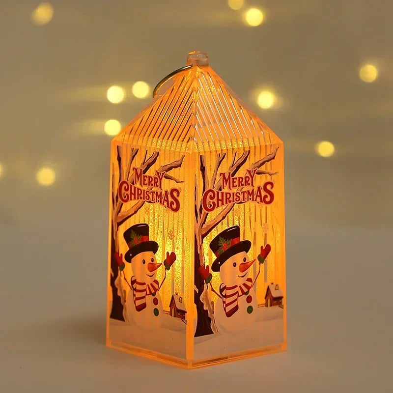 Christmas LED Lantern Light Home Christmas Tree Ornaments