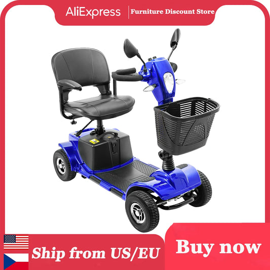 Mobility Scooter 4 Wheel Folding for Seniors Adults