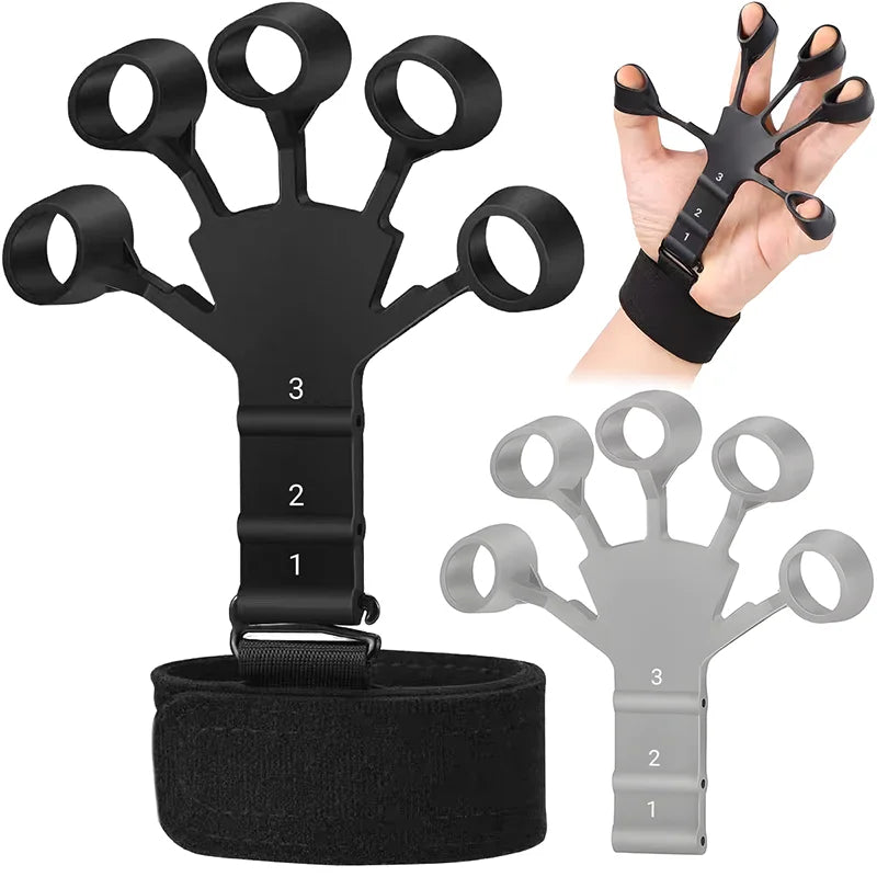 Adjustable Hand Gripper Kit (5-in-1) - Forearm & Finger Exercise,