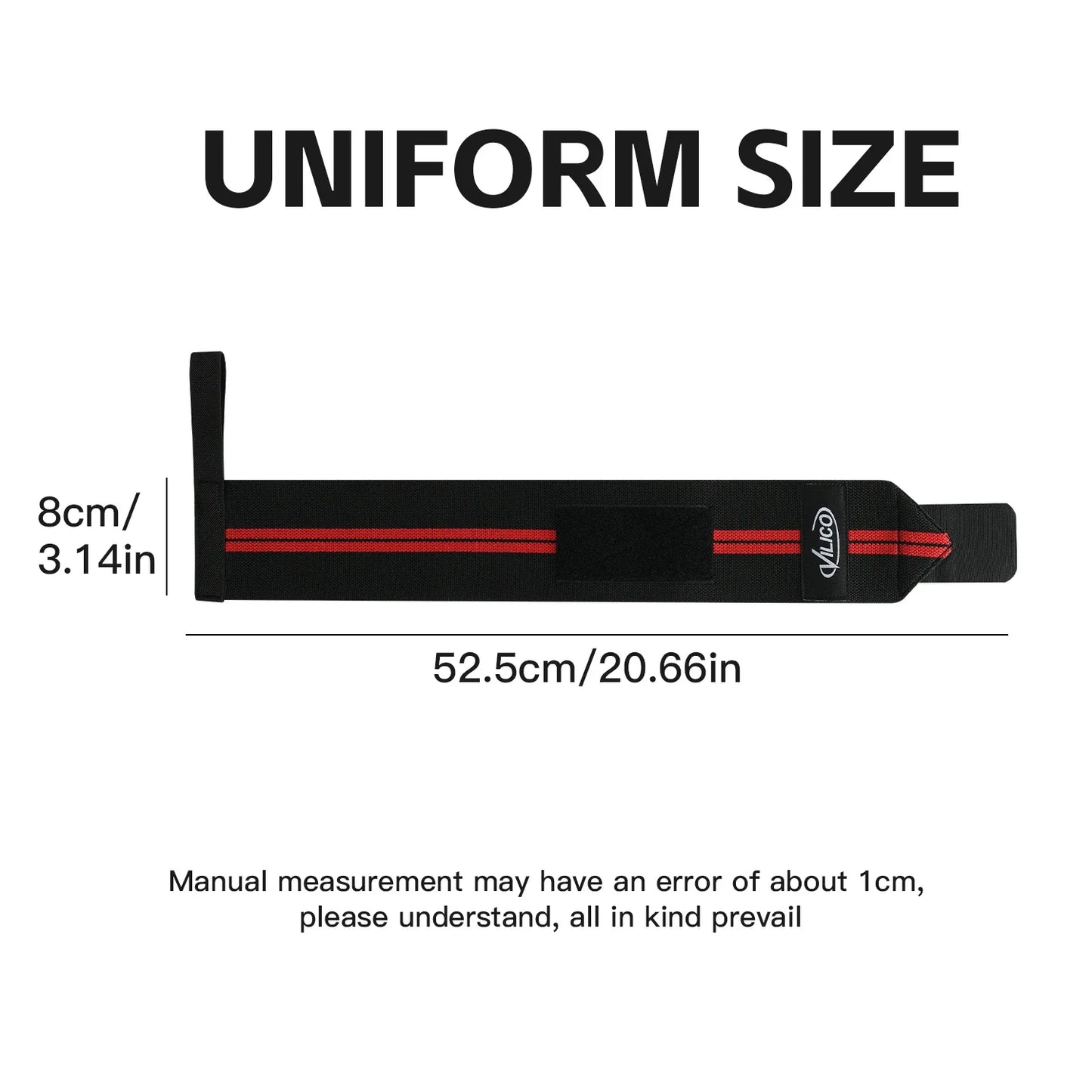 1 PC Wristband Wrist Support Brace Straps Extra Strength Weight Lifting