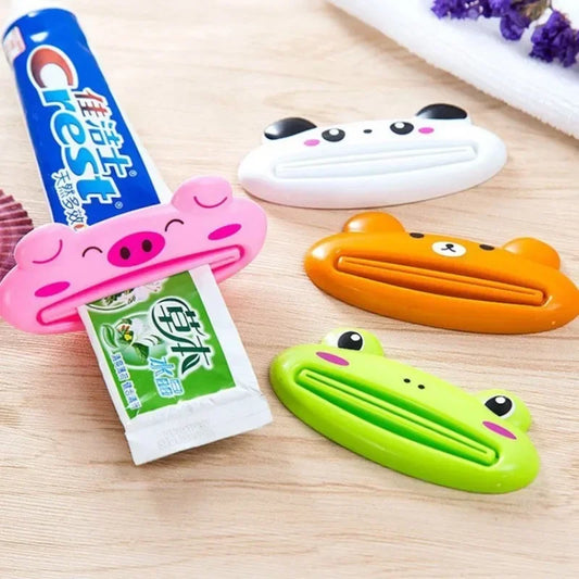 Cute Cartoon Rolling Toothpaste Squeezer Dispenser