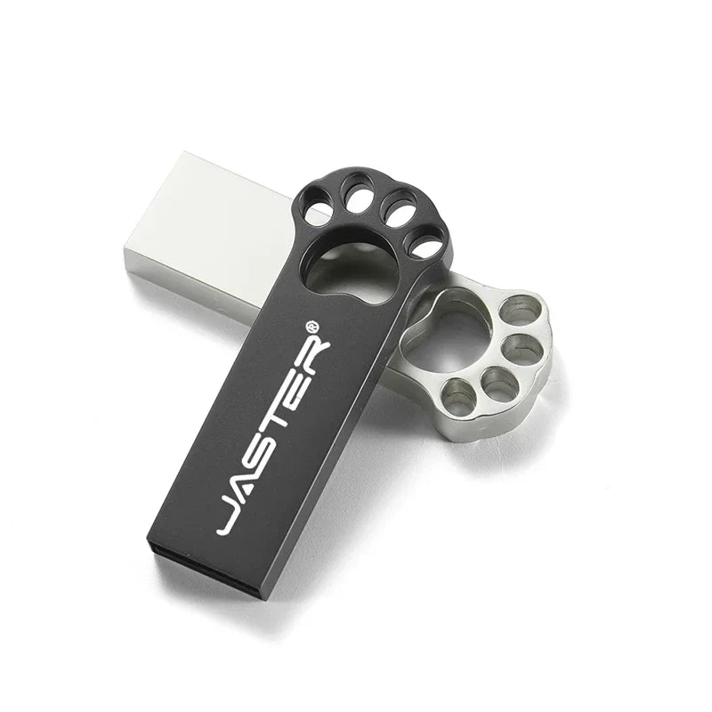 10Pcs/lot Metal USB Flash Drive 4GB 8GB Pen Drive 16GB 32GB cle USB Stick