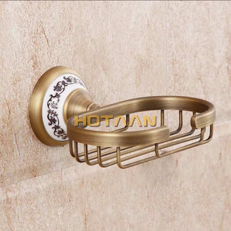 .,solid brass Bathroom Accessories Set,Robe hook,Paper Holder,