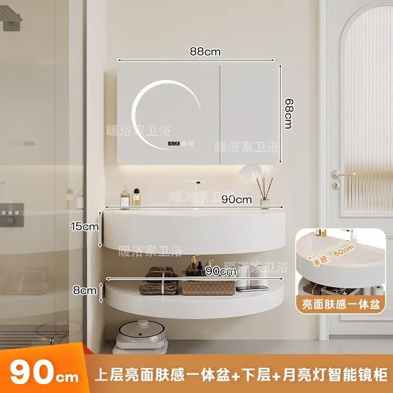 Wash Organizer Bathroom Cabinet Designs Shelf Modern Wall Bathroom