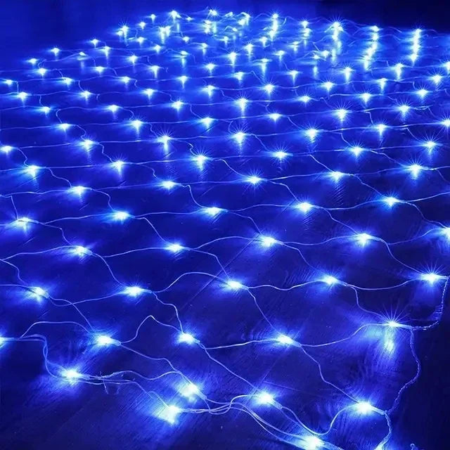 EU/US Plug 3M 300LEDS Peacock Screen String Lights Outdoor