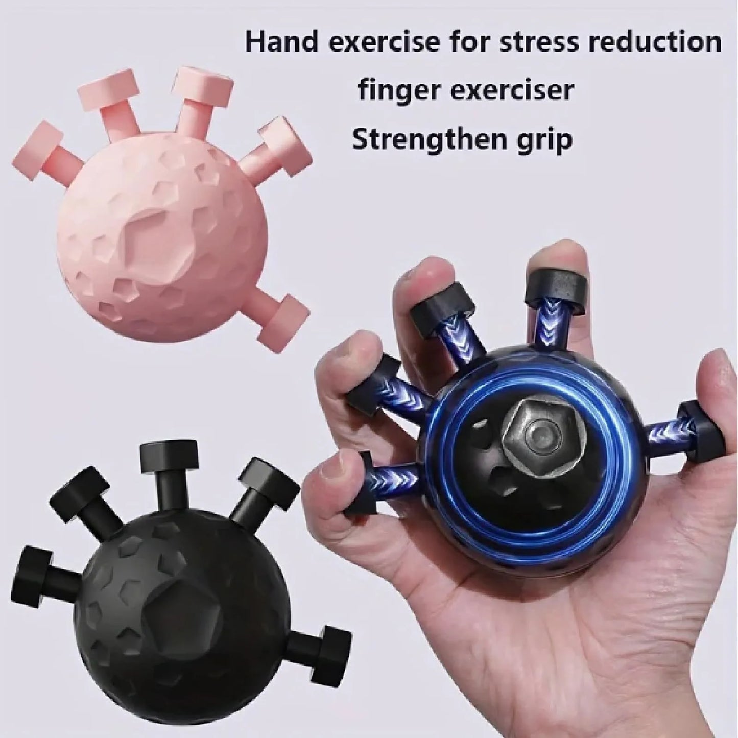 Hand Grip Finger Trainer Strengthener Adjustable Power Training