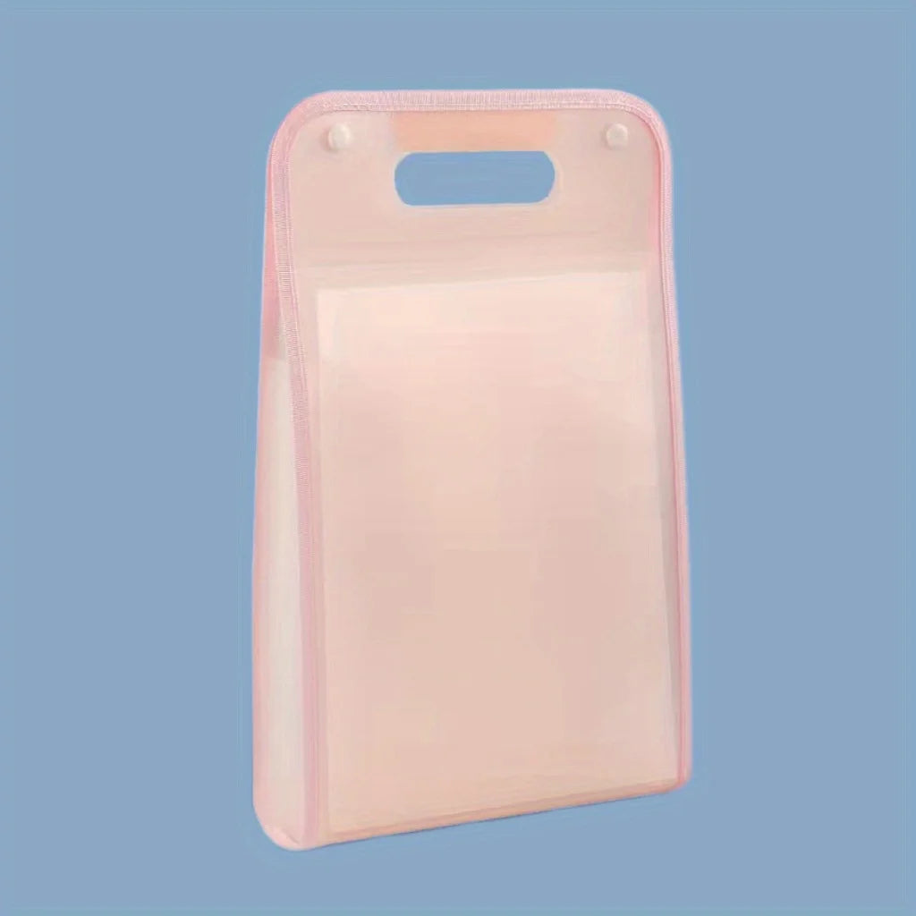 1 A4 Macaron vertical binding file bag
