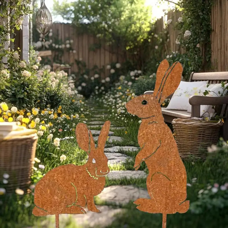 Bunny Yard Stakes Yard Signs Easter Bunny